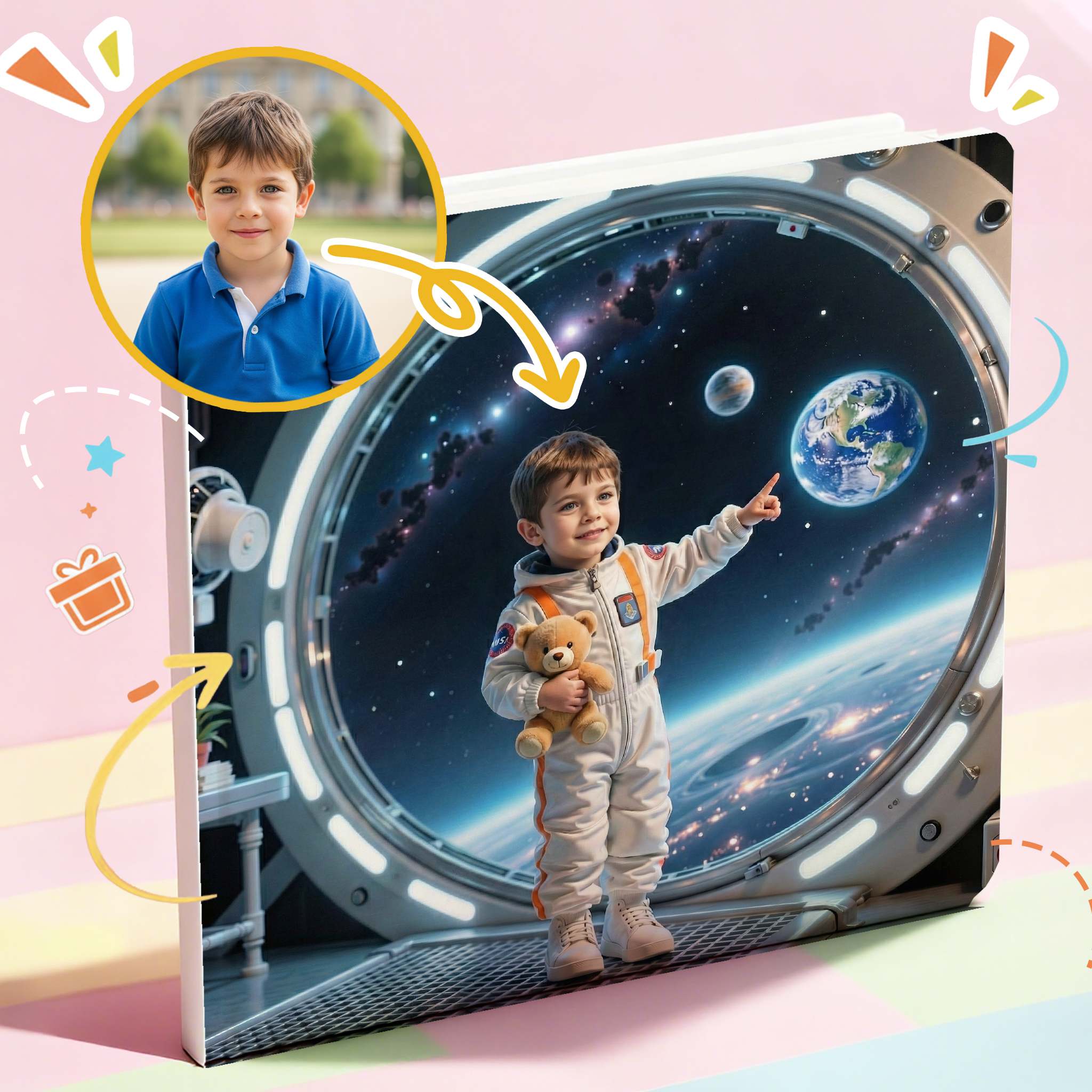 Travel in Solar System - Personalized Storybook