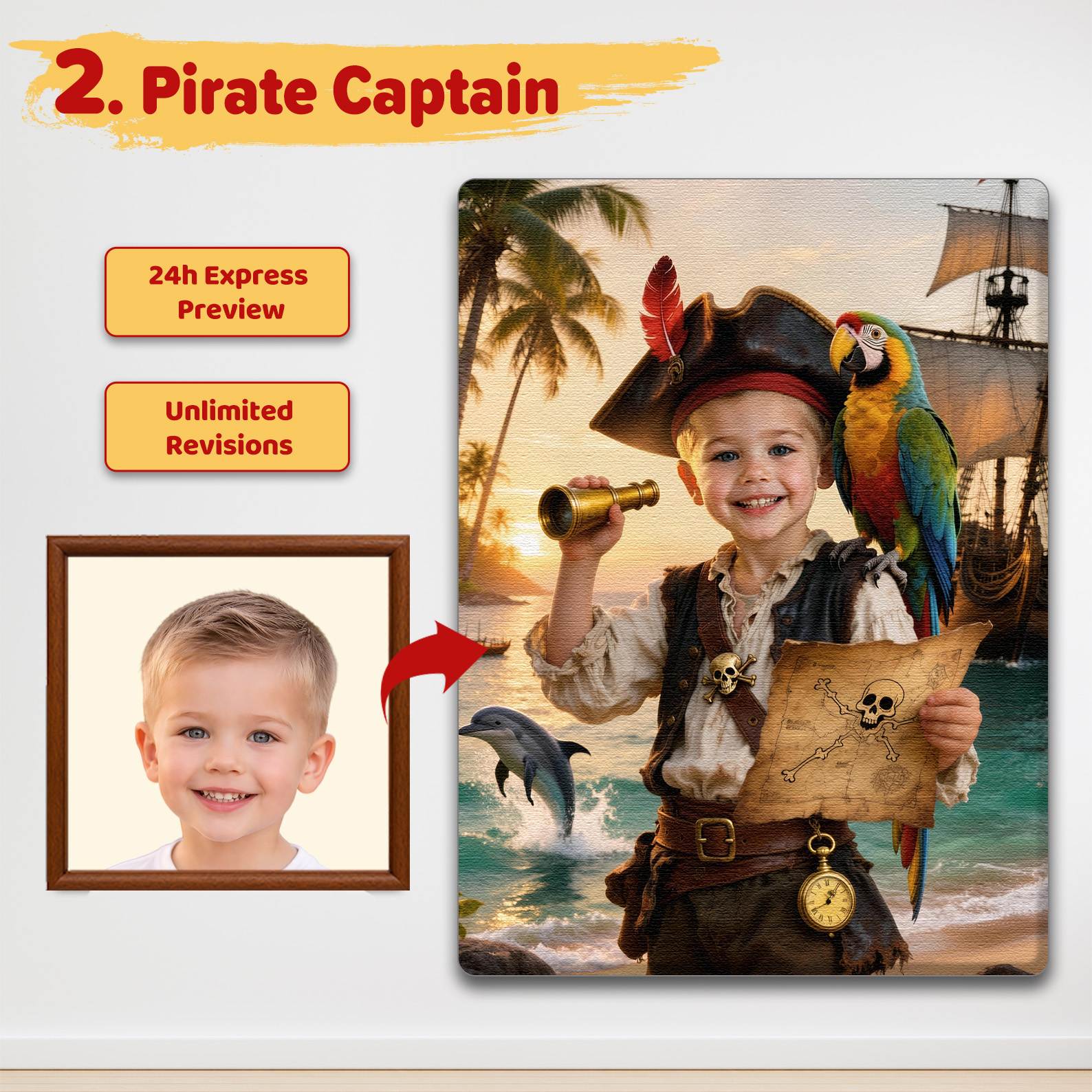 Personalized Portrait - Adventure Series