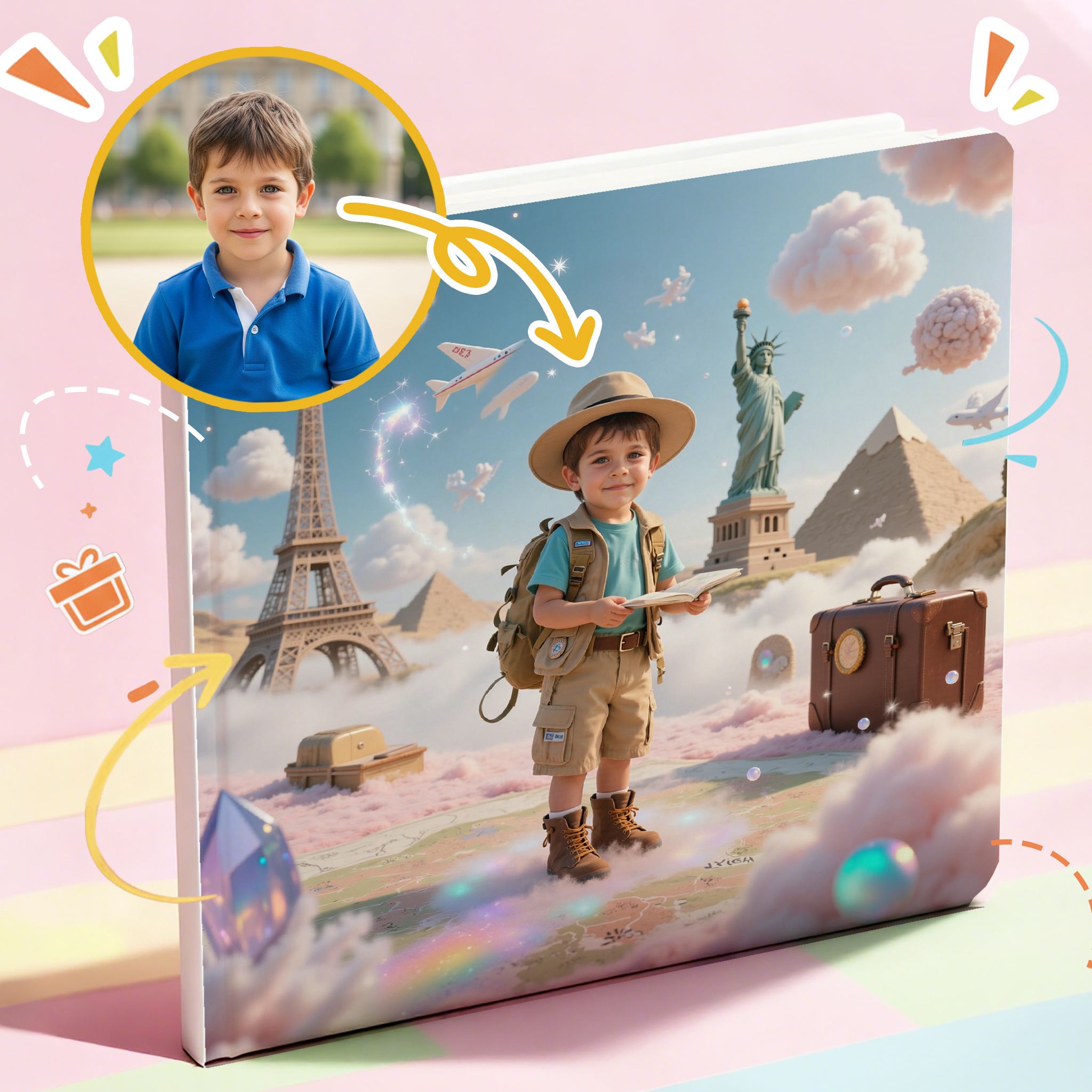 Famous Places of the World – Personalized Storybook