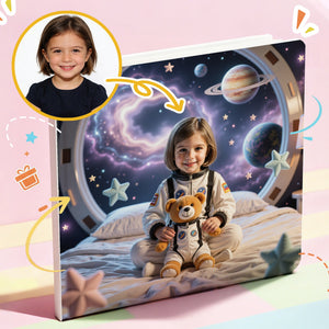 Portratale_Personalized storybook sample pages themed in Solar_System