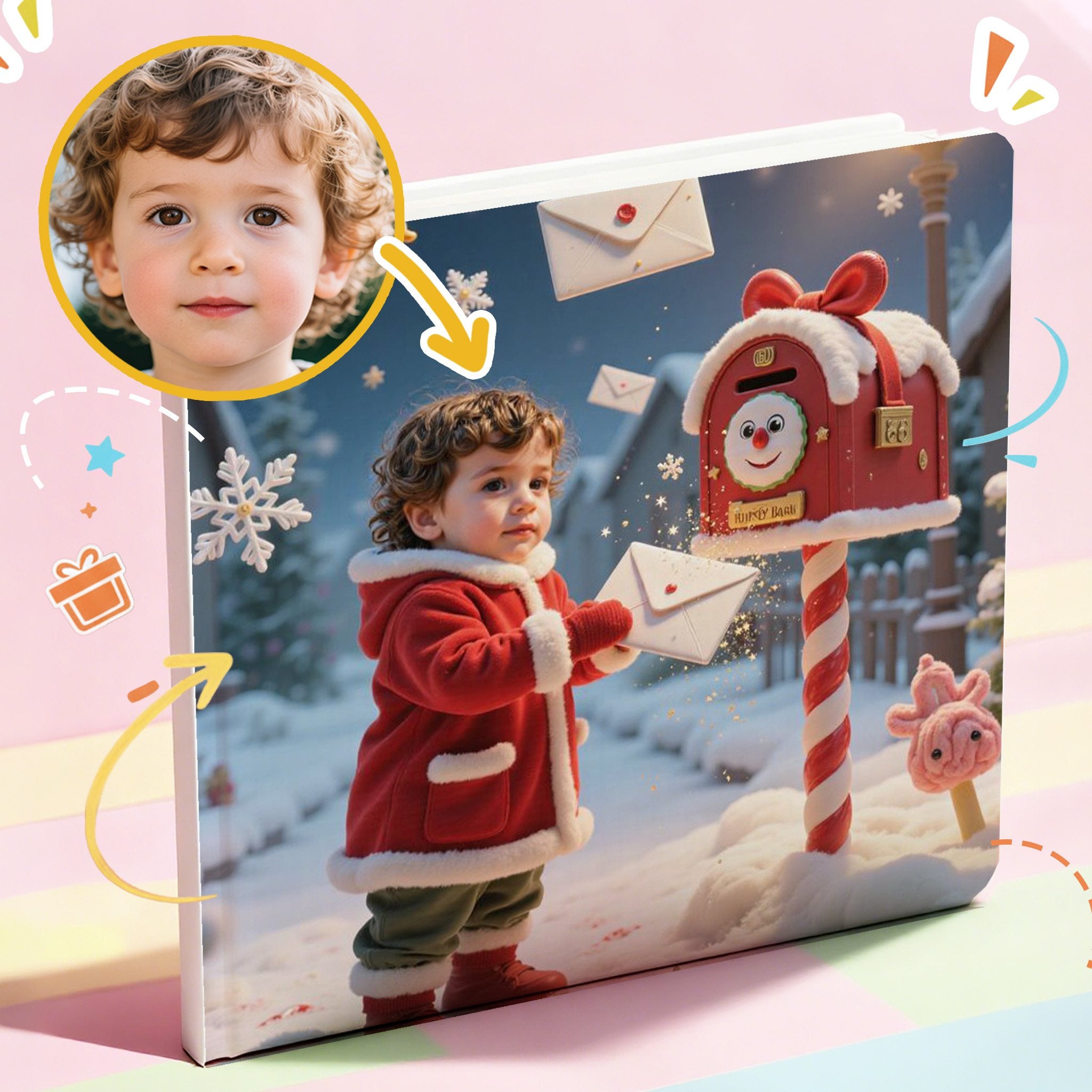 Portratale_ sample pages of Personalized storybook themed in Christmas best gift for children