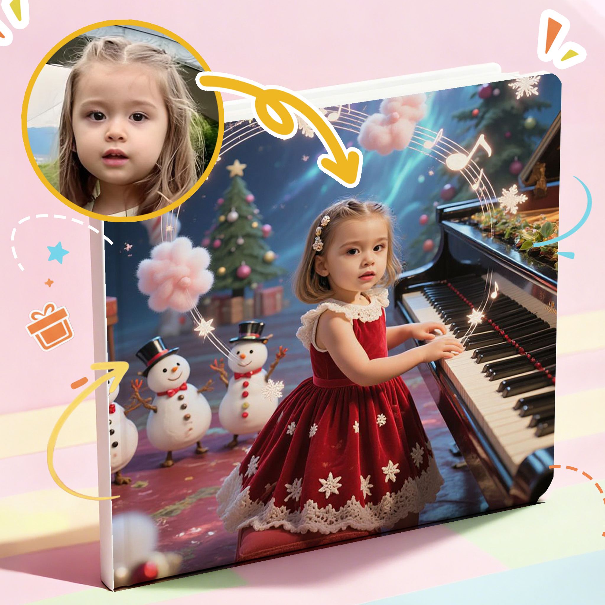 Portratale_ sample pages of Personalized storybook themed in Christmas best gift for children