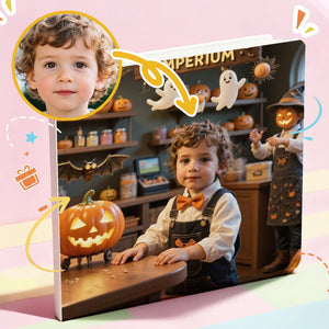Portratale_ sample pages of Personalized storybook themed in Halloween best gift for children