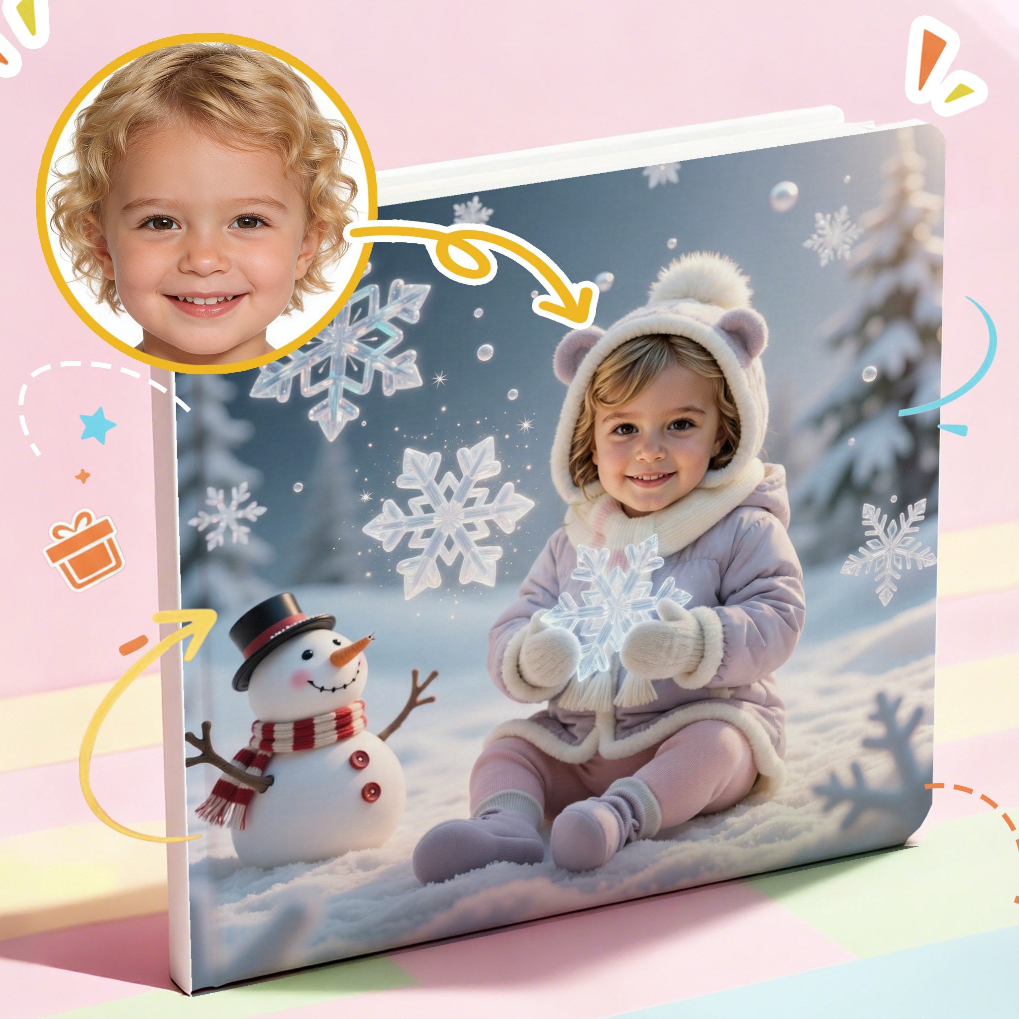 Portratale_ sample pages of Personalized storybook themed in Magical Weathers best gift for toddlers
