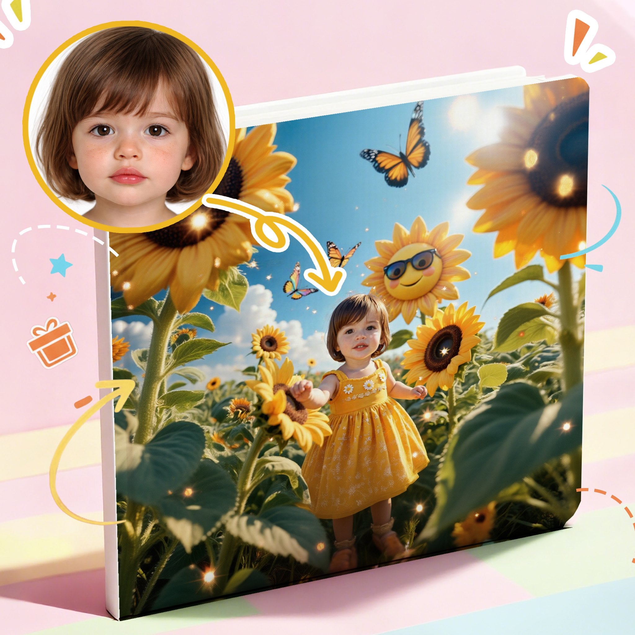 Portratale_ sample pages of Personalized storybook themed in Magical Weathers best gift for toddlers
