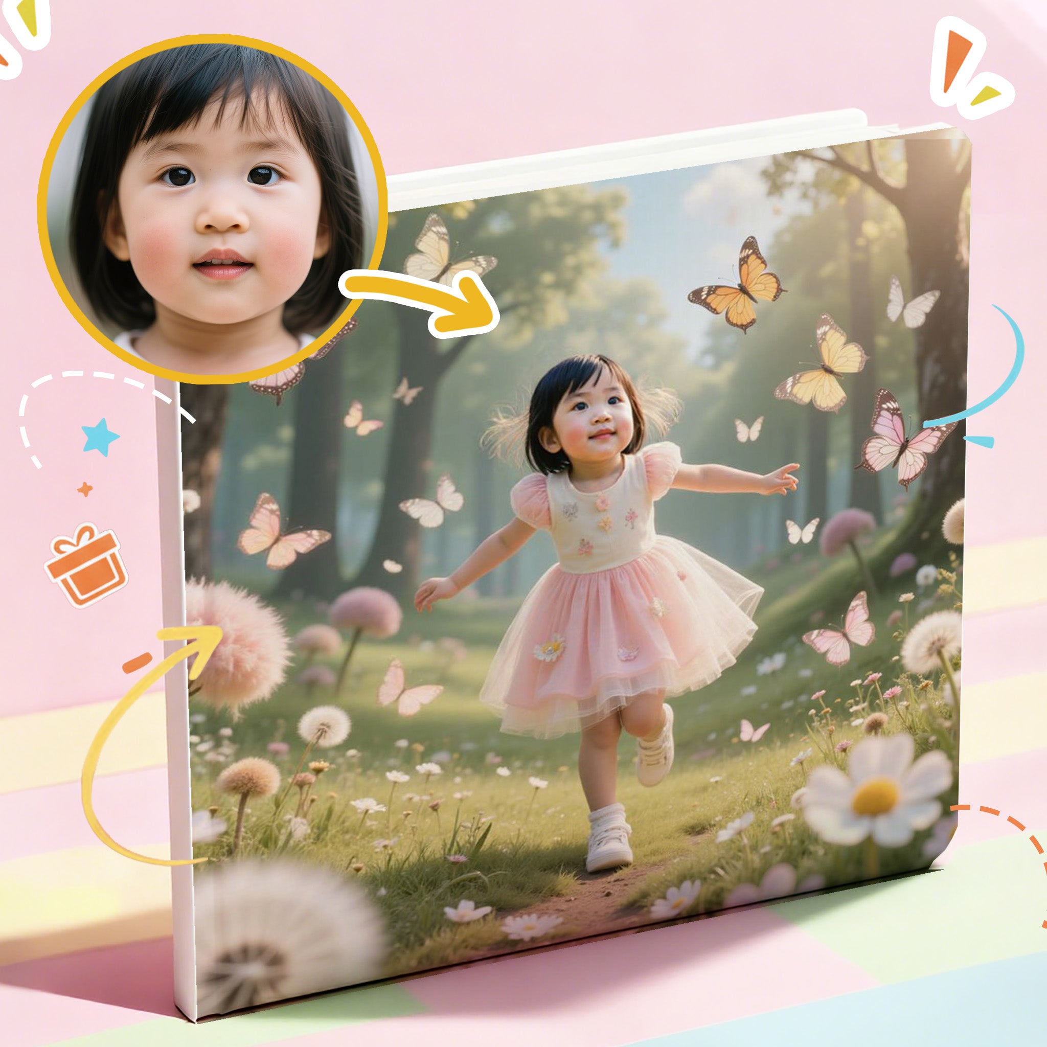 Portratale_ sample pages of Personalized storybook themed in Nature best gift for children