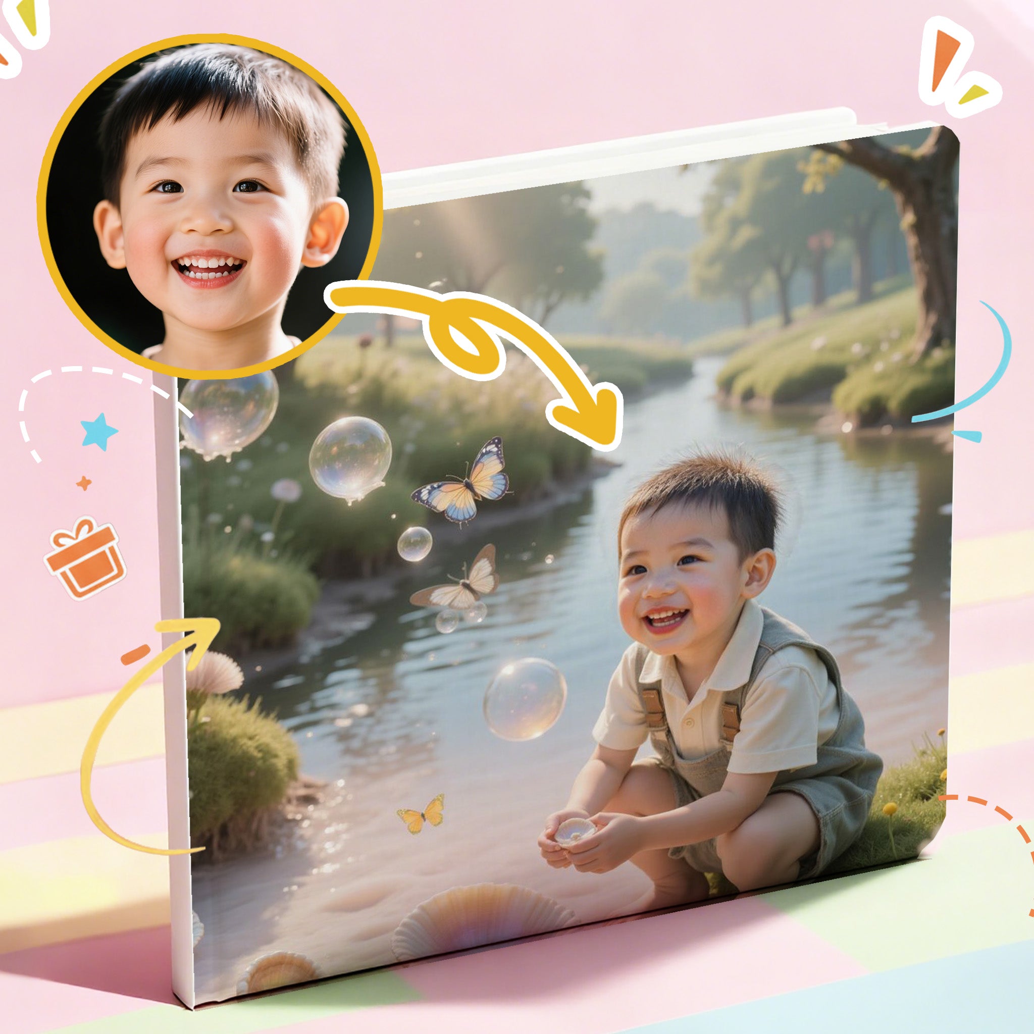 Portratale_ sample pages of Personalized storybook themed in Nature best gift for children