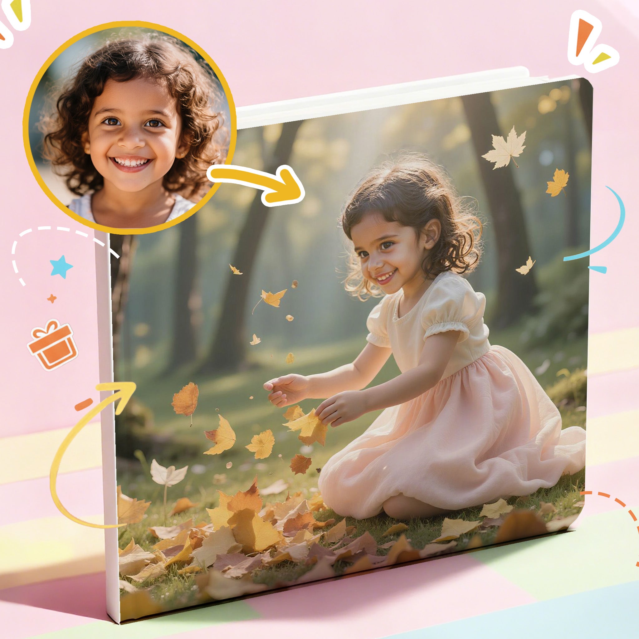 Portratale_ sample pages of Personalized storybook themed in Nature best gift for children