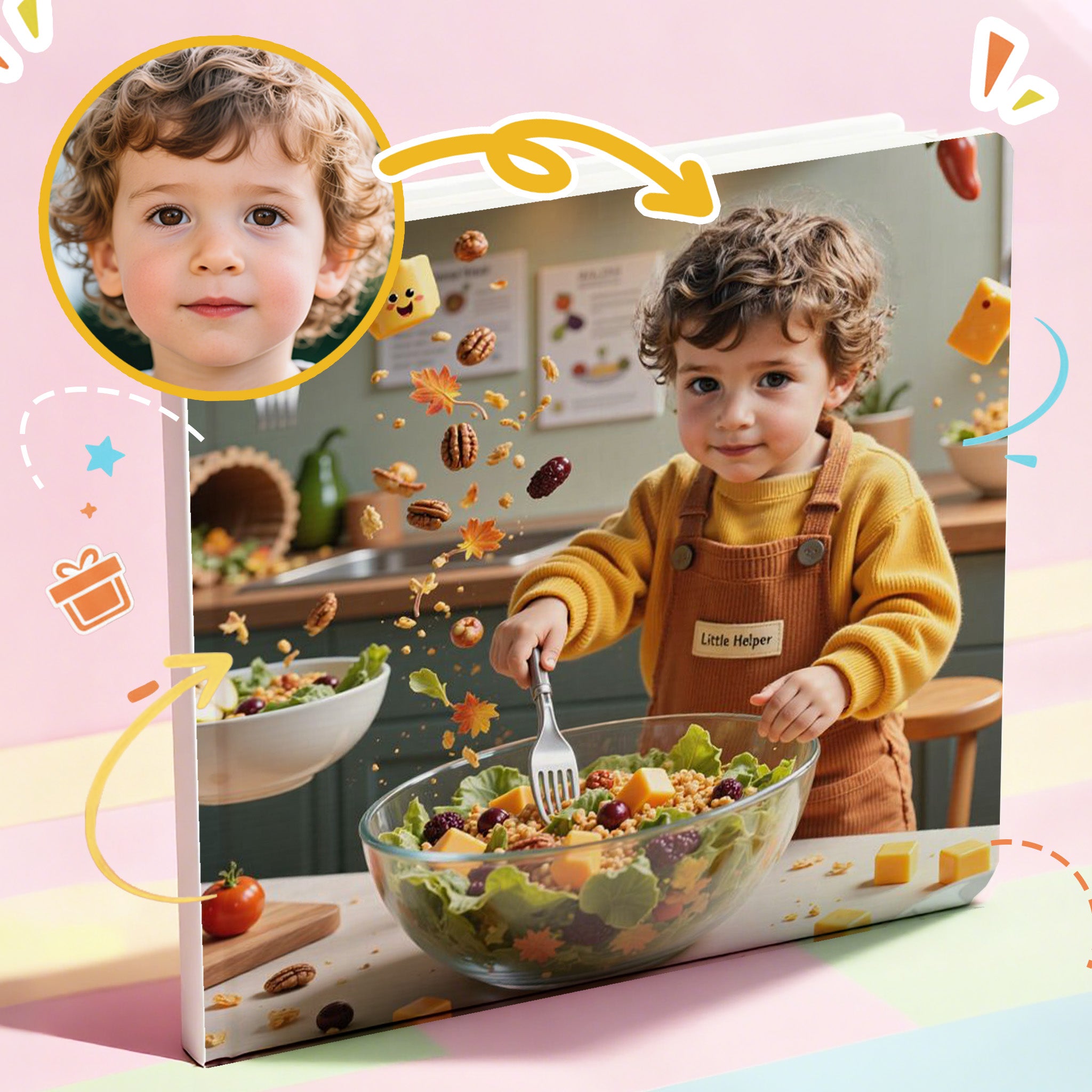 Portratale_ sample pages of Personalized storybook themed in Thanksgiving best gift for children