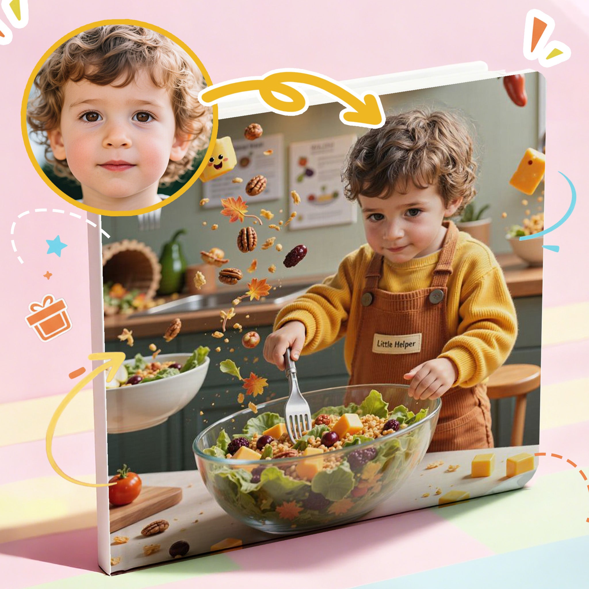 Portratale_ sample pages of Personalized storybook themed in Thanksgiving best gift for children