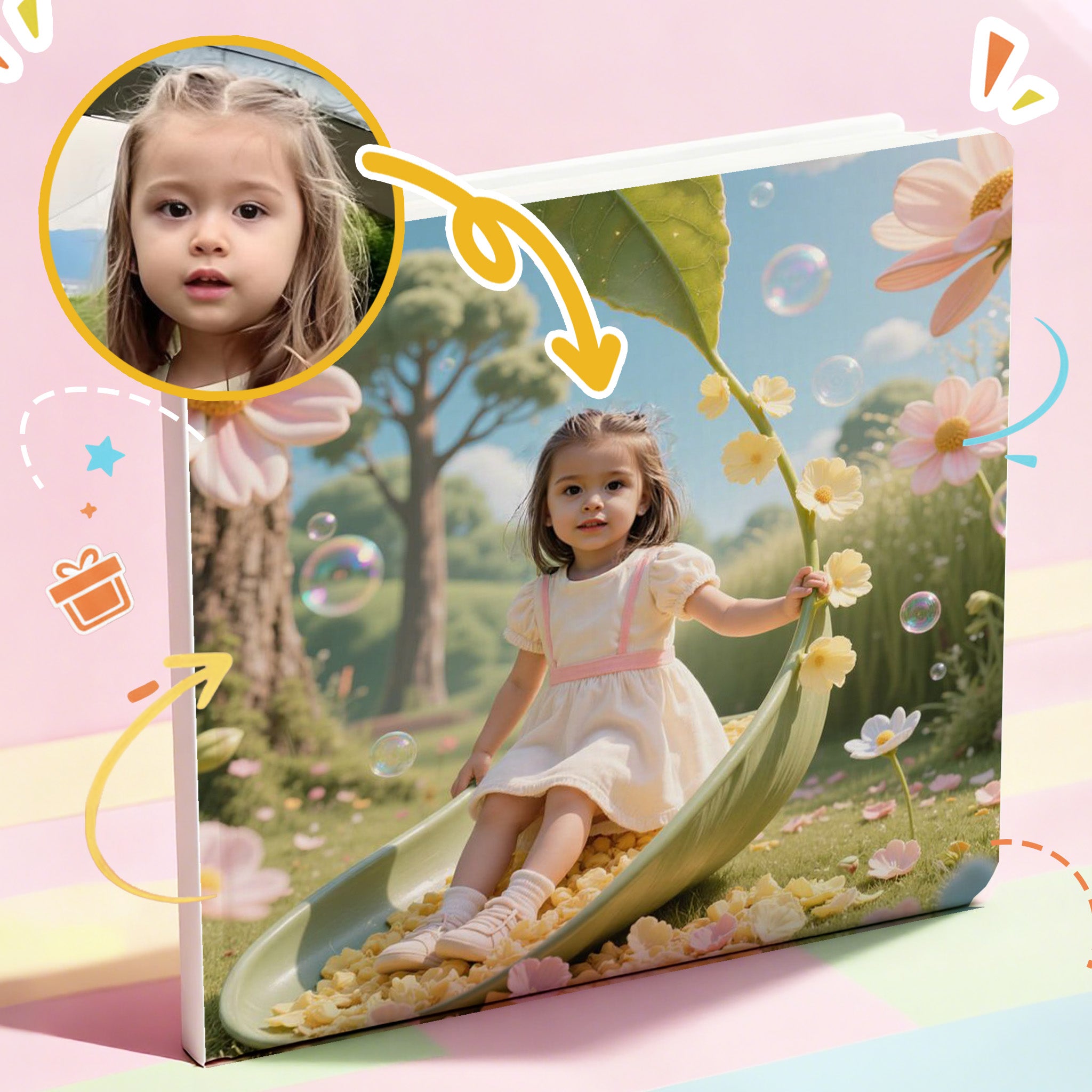 Portratale_ sample pages of Personalized storybook themed in Tiny World best gift for children
