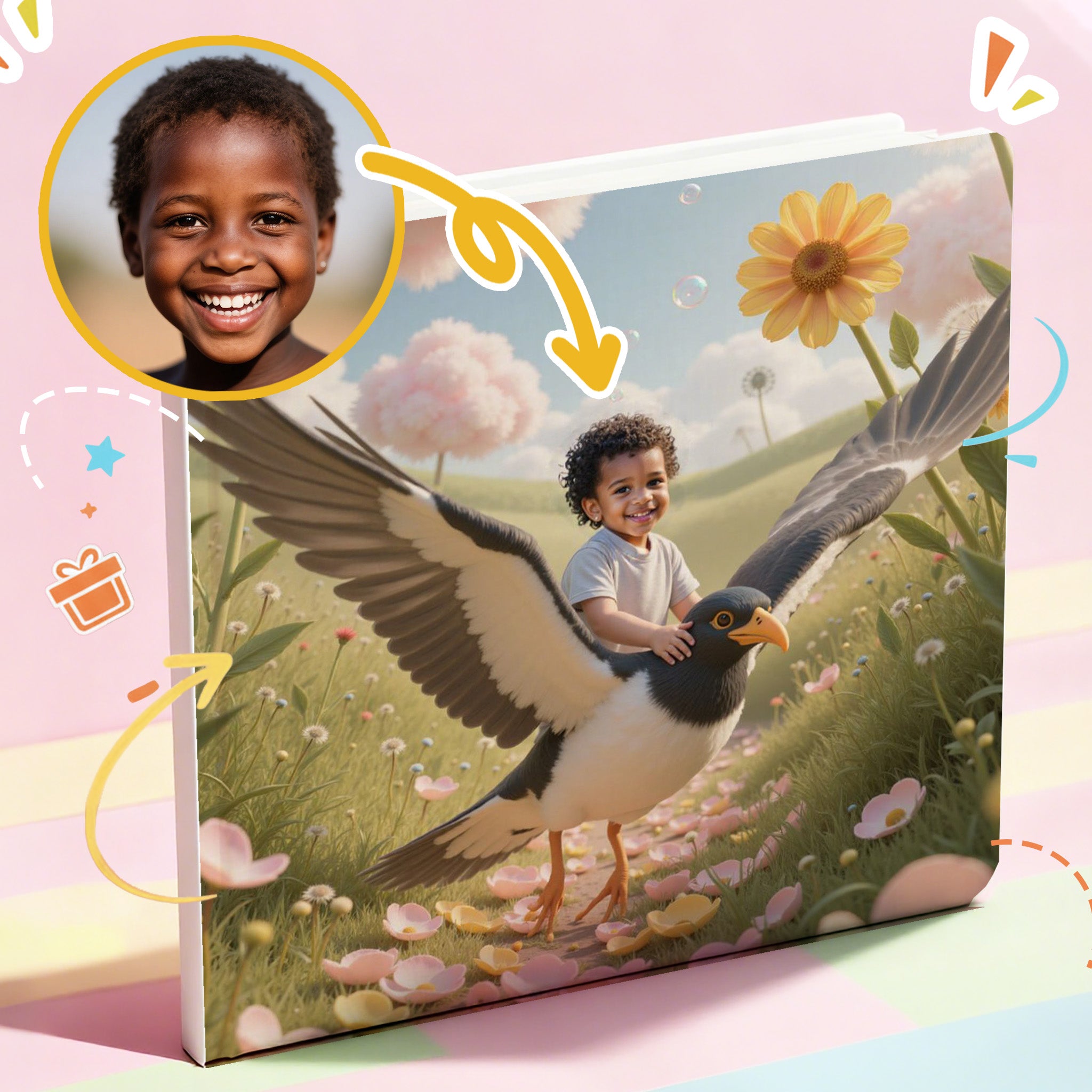 Portratale_ sample pages of Personalized storybook themed in Tiny World best gift for children