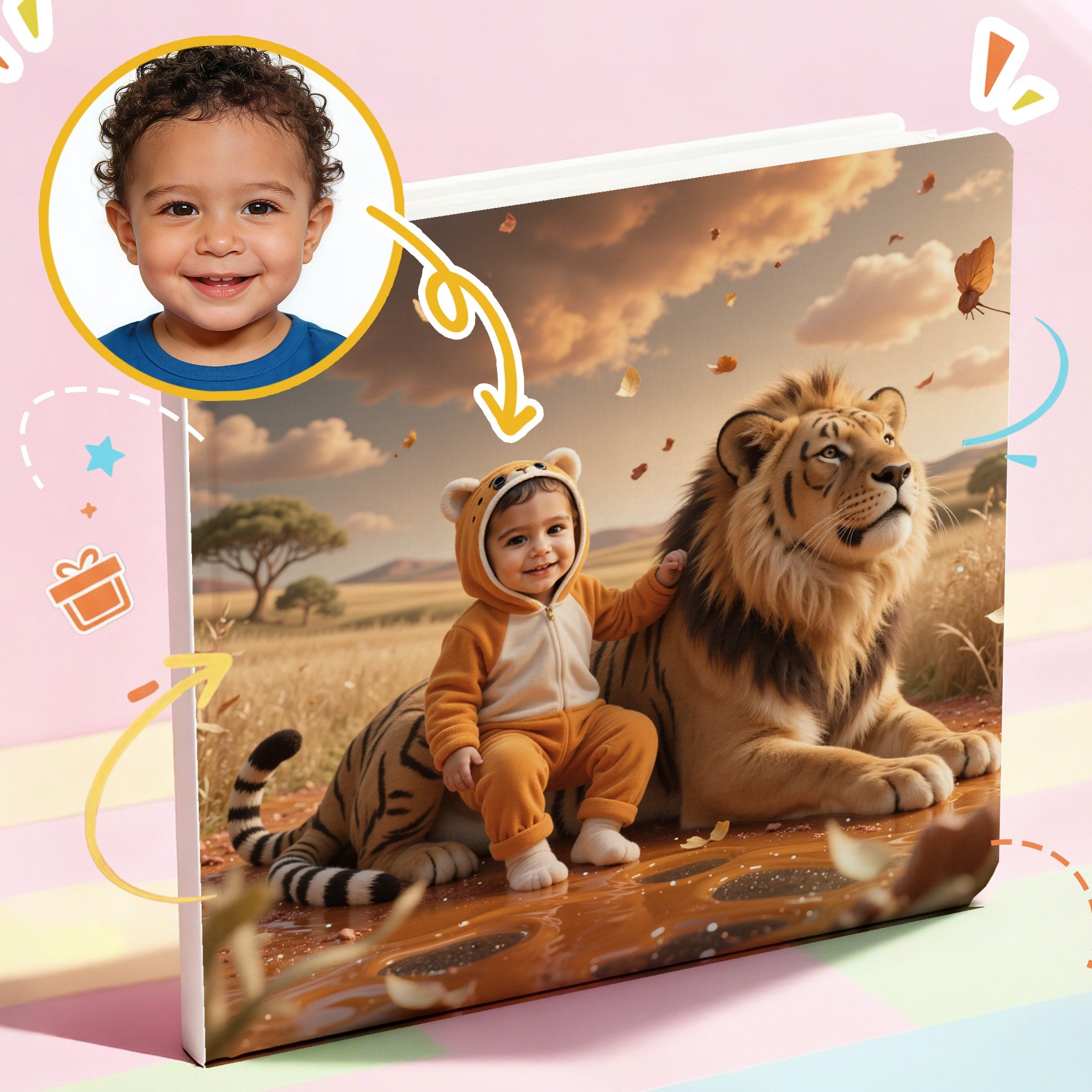 Portratale_ sample pages of Personalized storybook themed in animals and zoo best gift for children