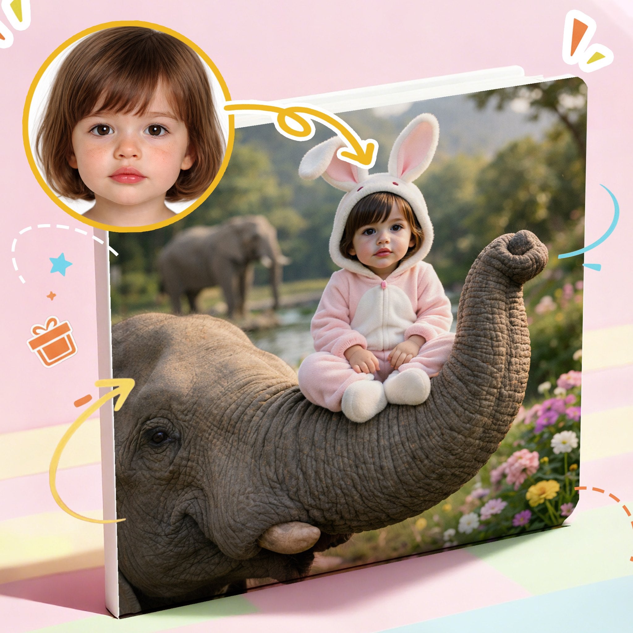 Portratale_ sample pages of Personalized storybook themed in animals and zoo best gift for children