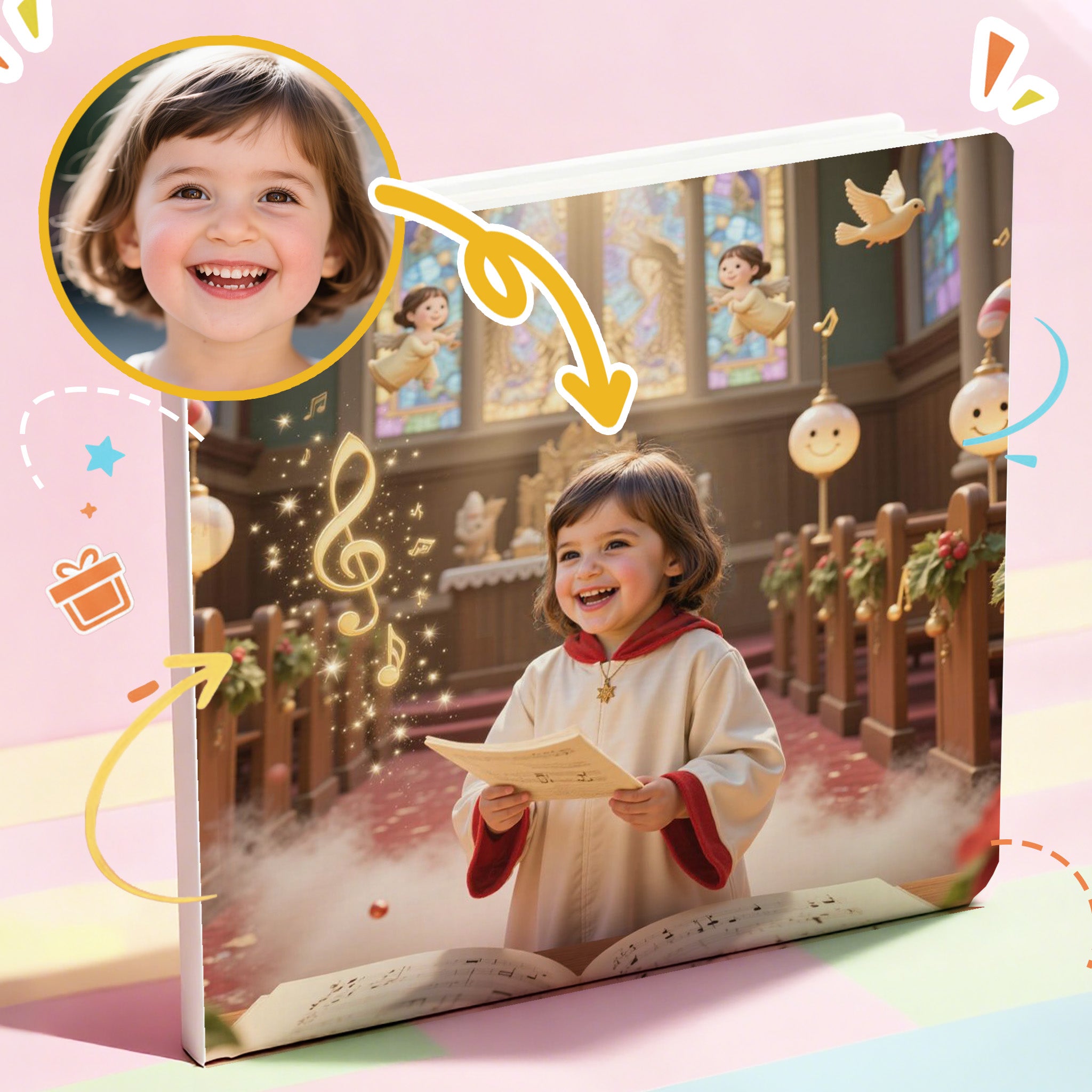 Portratale personalized storybook sample pages themed in Holiday Traditions 5