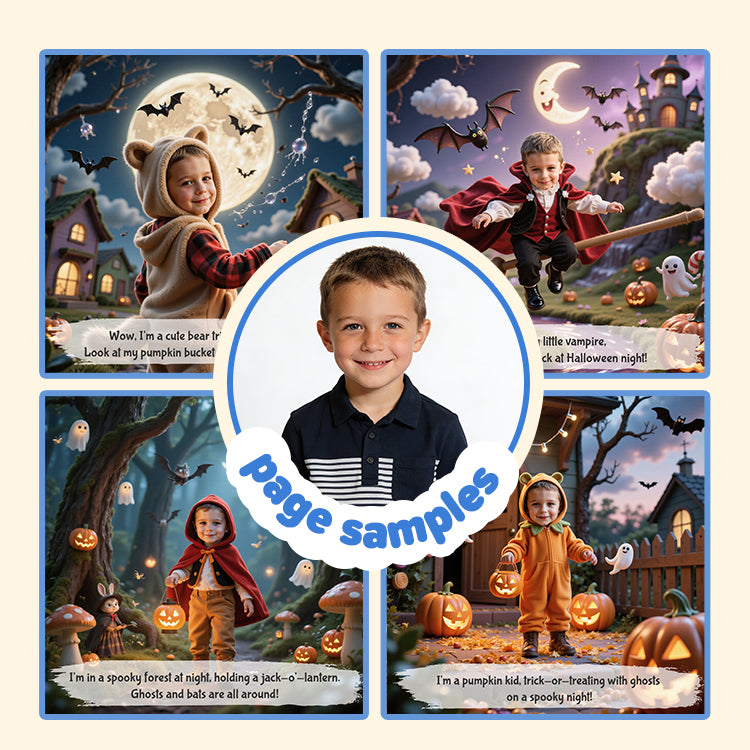 Portratale personalized storybook sample pages themed in Holiday Traditions 4