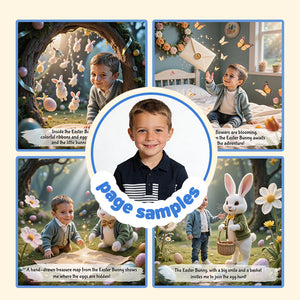 Portratale personalized storybook sample pages themed in Holiday Traditions 2