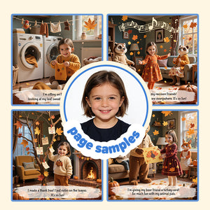 Portratale personalized storybook sample pages themed in Holiday Traditions 1