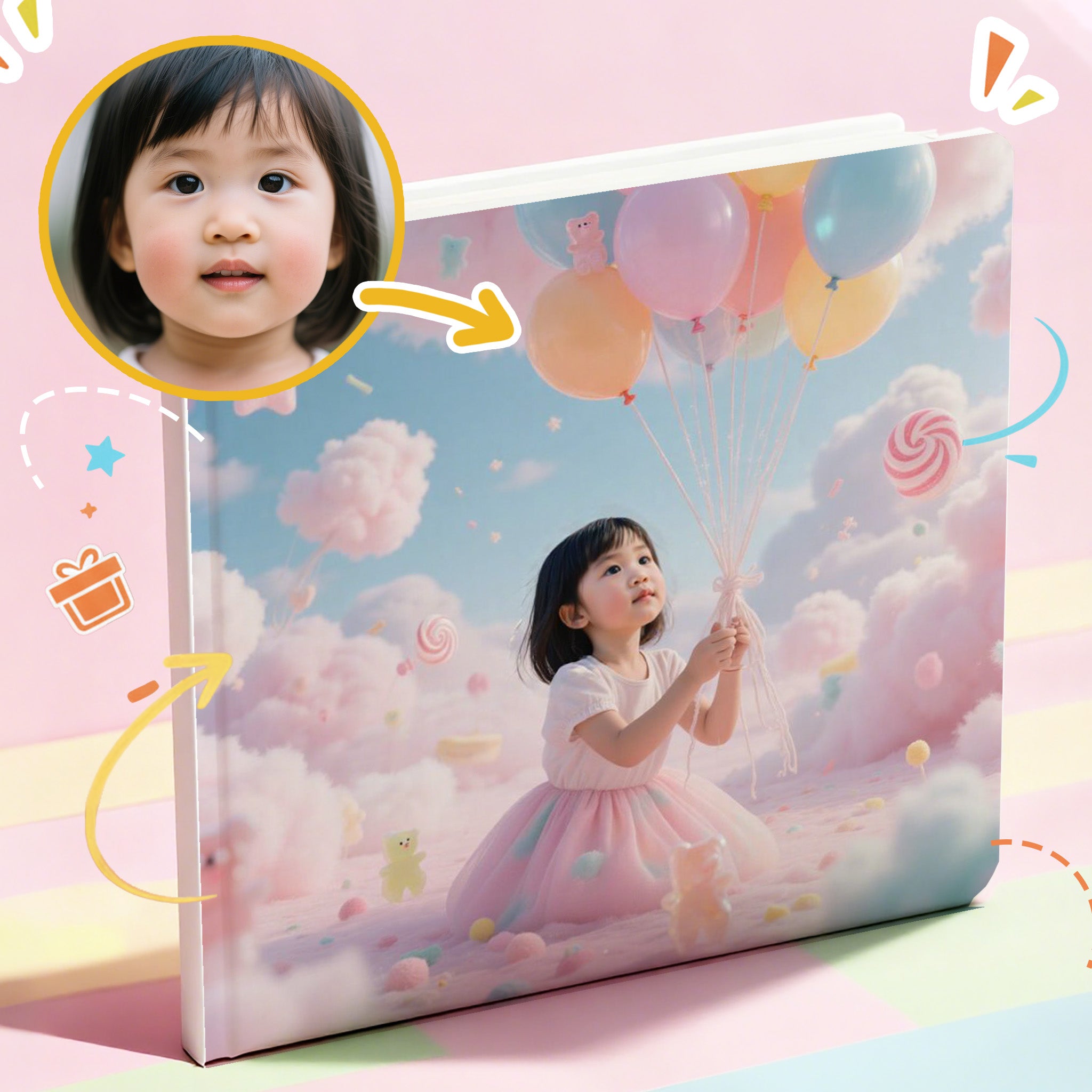 Portratale personalized storybook sample pages themed in toddler learnings 