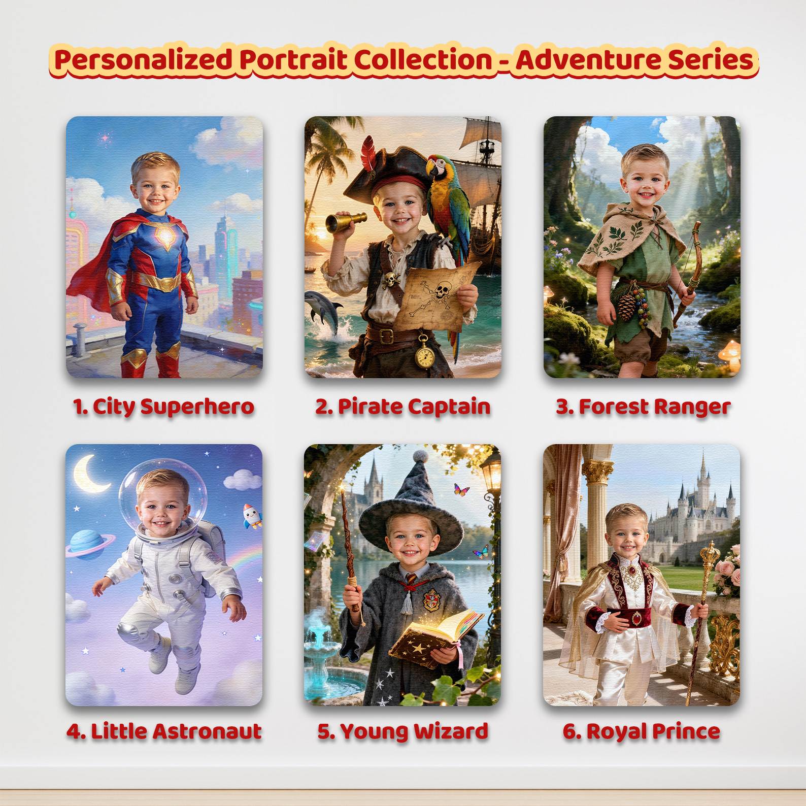 Personalized Portrait - Adventure Series
