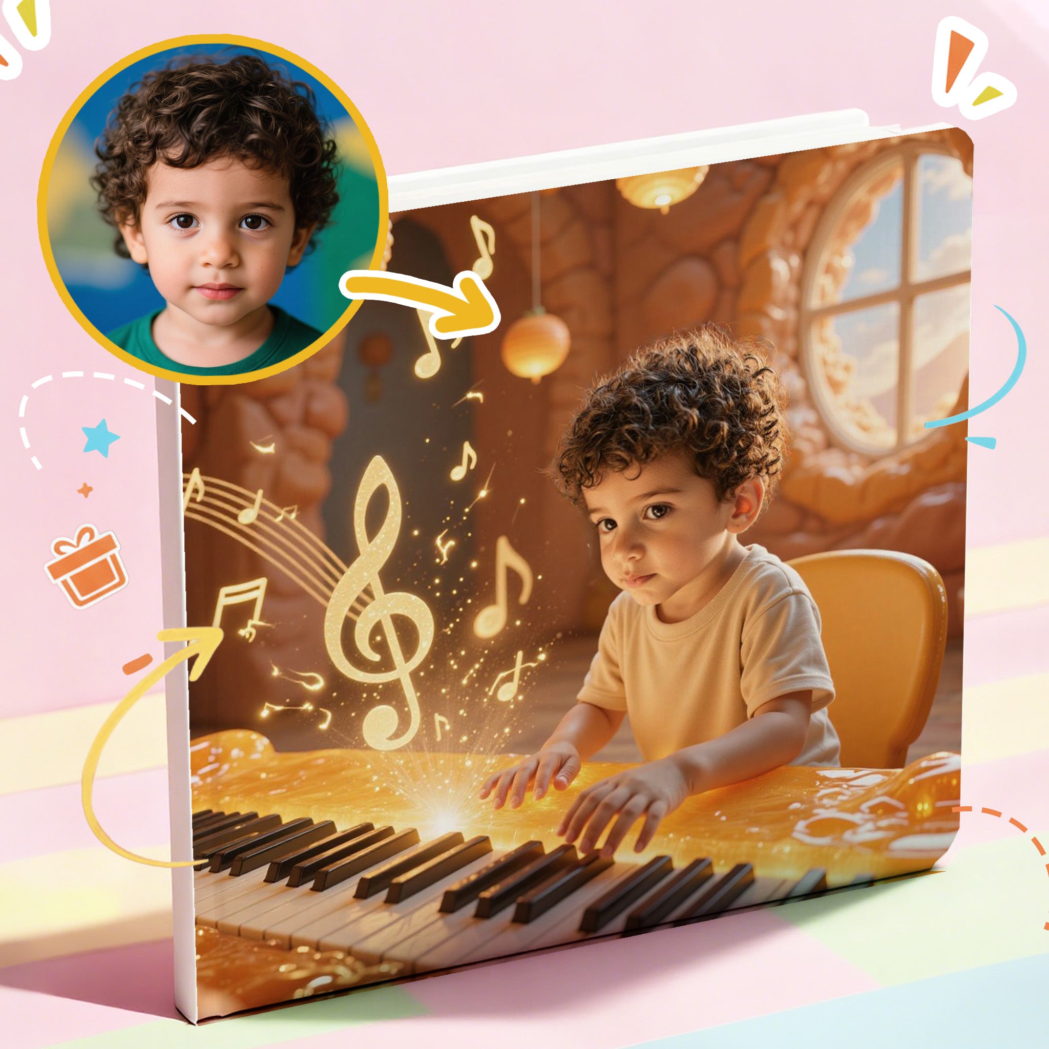 Portratale_ sample pages of Personalized storybook themed in colors best gift for children